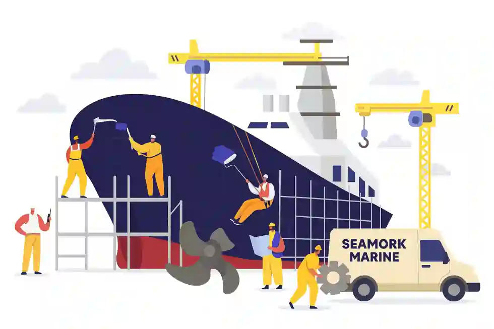 SEAMORK Marine team supplying ship spare parts globally